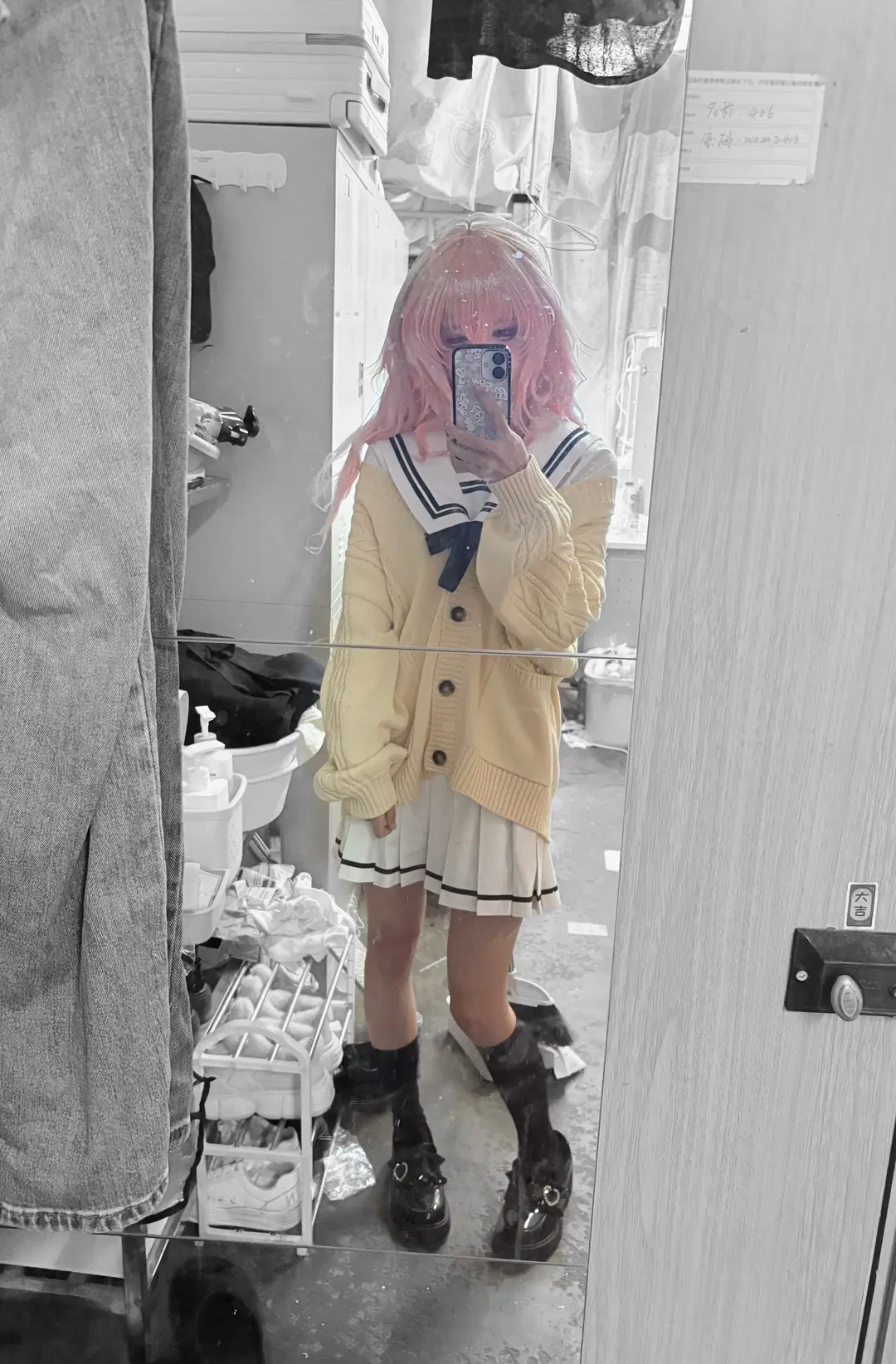 galgame, 水手服, 长袜, 向日葵cos, 君与彼女与彼女之恋
