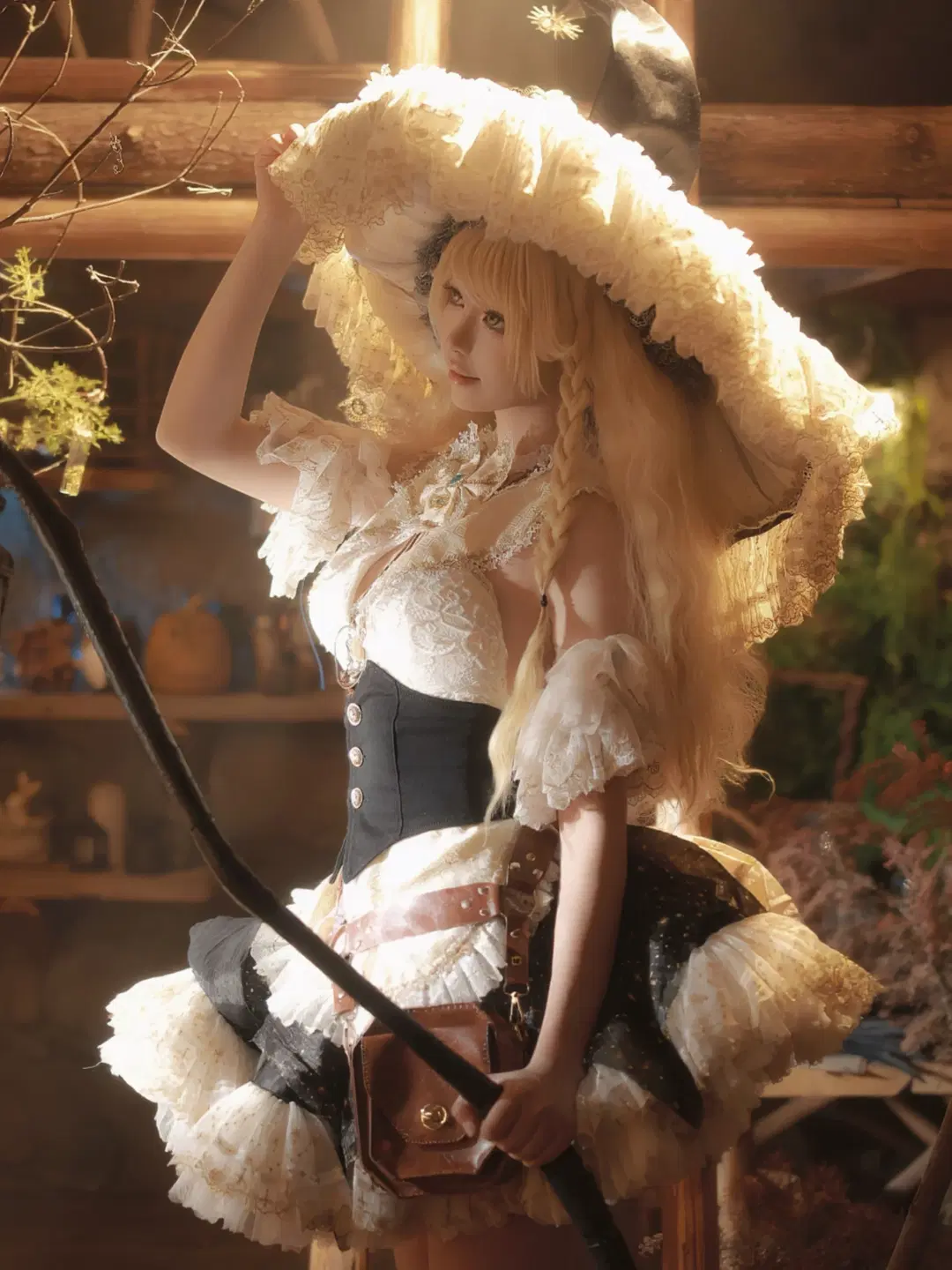 【魔理沙cos】復古木屋裡的重工蕾絲與神秘魔法