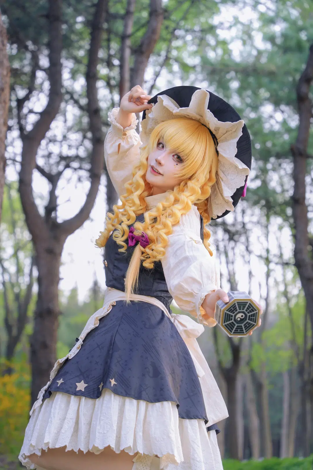 【雾雨魔理沙cos】东方Project 春天花海里的魔法使 - quanquan - 第3张