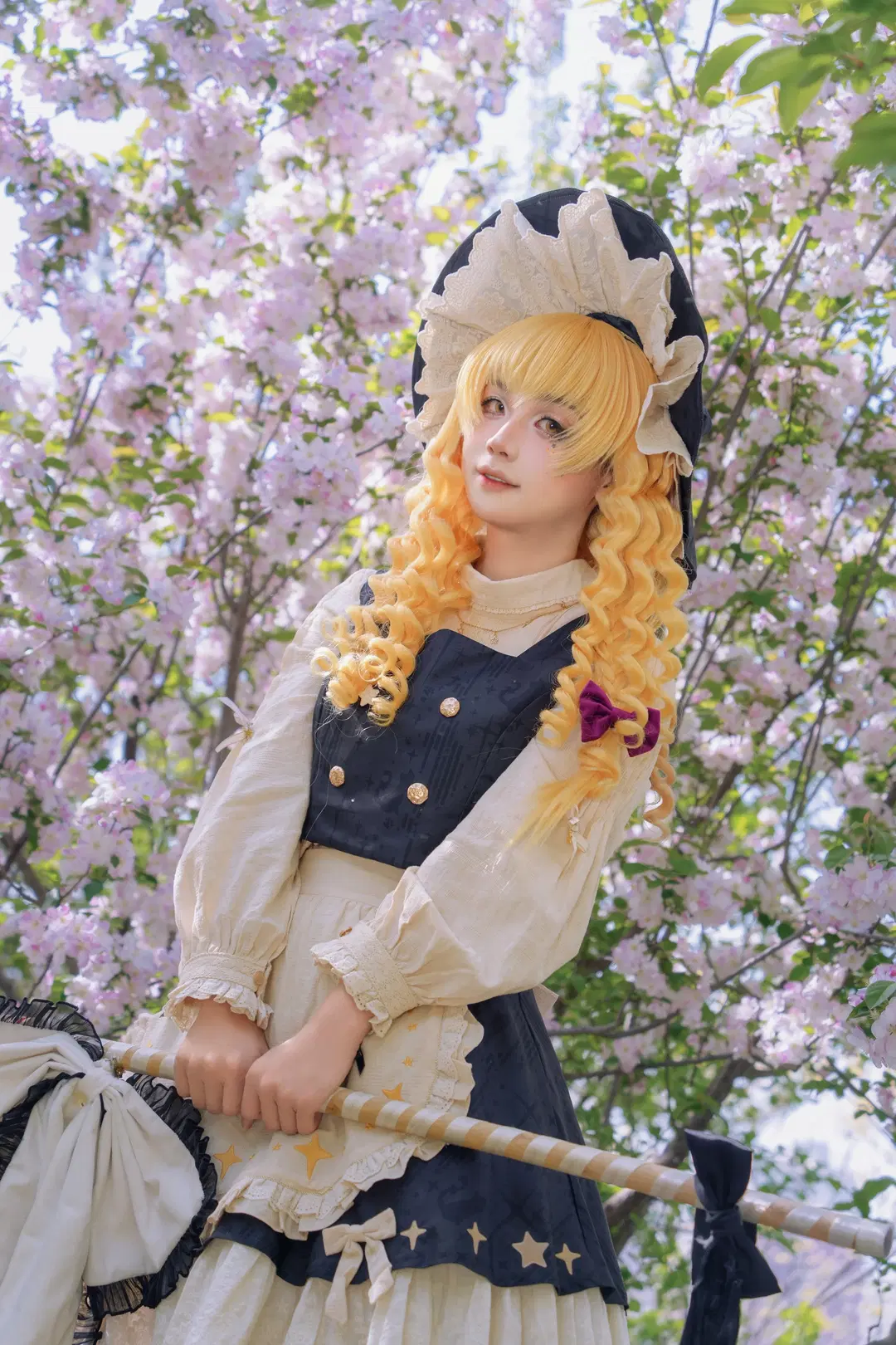 【雾雨魔理沙cos】东方Project 春天花海里的魔法使 - quanquan - 第4张