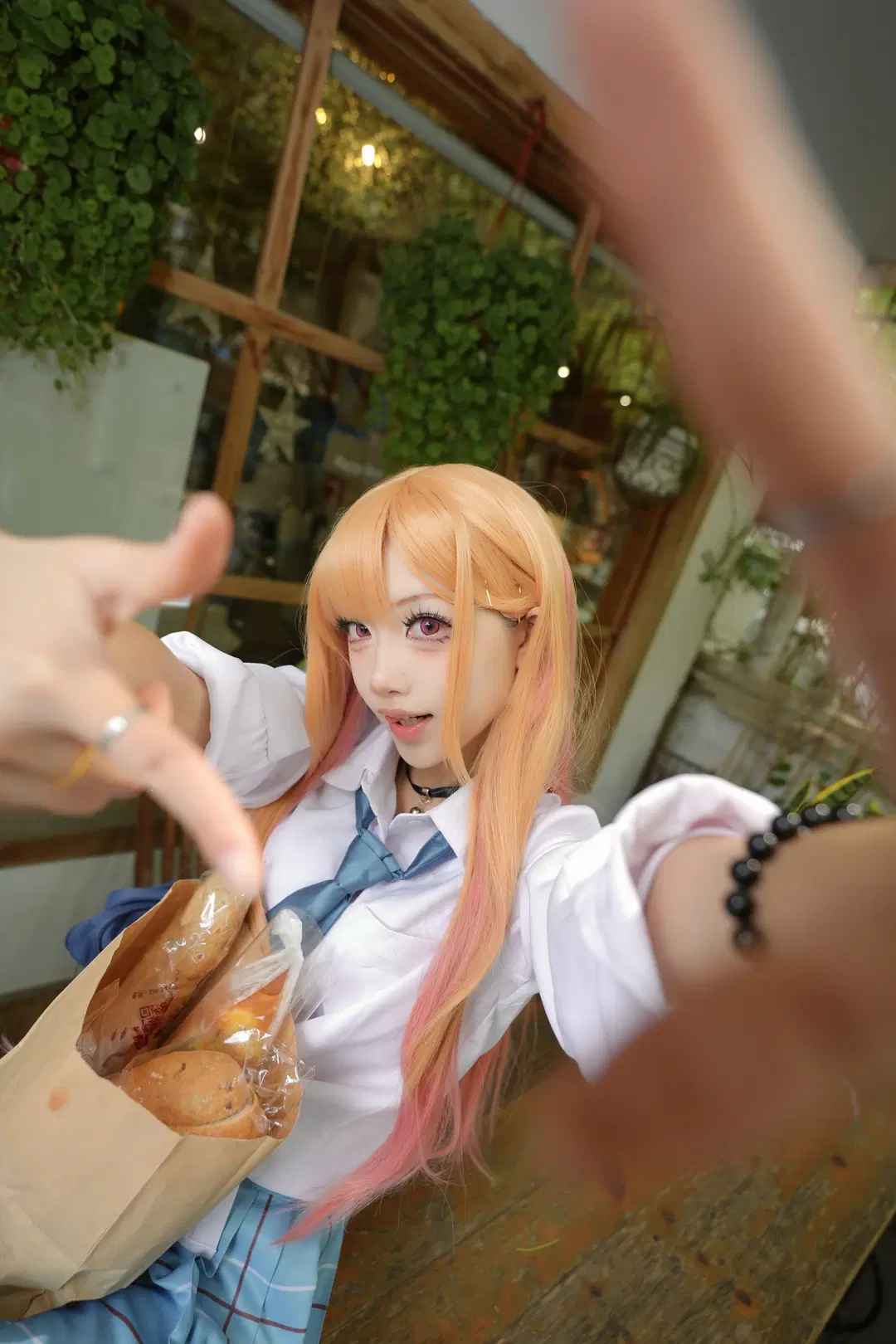 【喜多川海梦cos】面包店里的日常感校服写真 - 金豆子 - 第8张