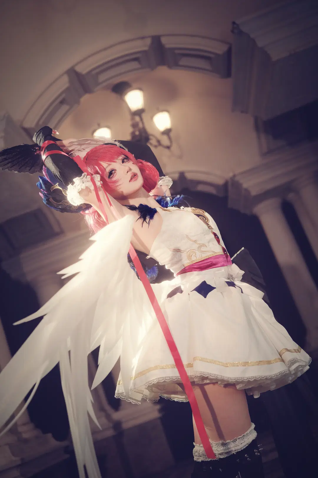 [Xiao Qiao Cosplay] Swan Dream's fantasy visual collision of black and white wings by 小也 - Image 2