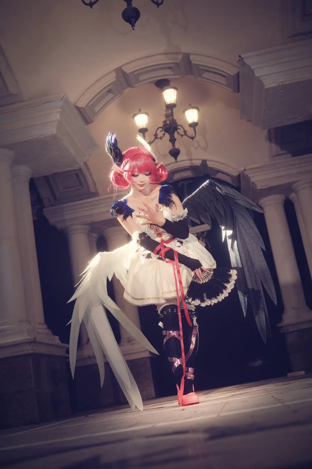 【小喬コスプレ】『白鳥の夢』ダークファンタジーの美学、細部までこだわり抜いた至高の世界観 - 小也 - 3枚目