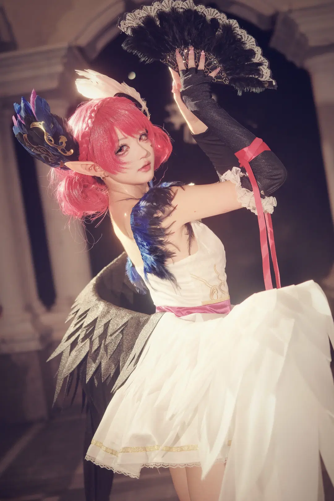 【小喬コスプレ】『白鳥の夢』ダークファンタジーの美学、細部までこだわり抜いた至高の世界観 - 小也 - 6枚目