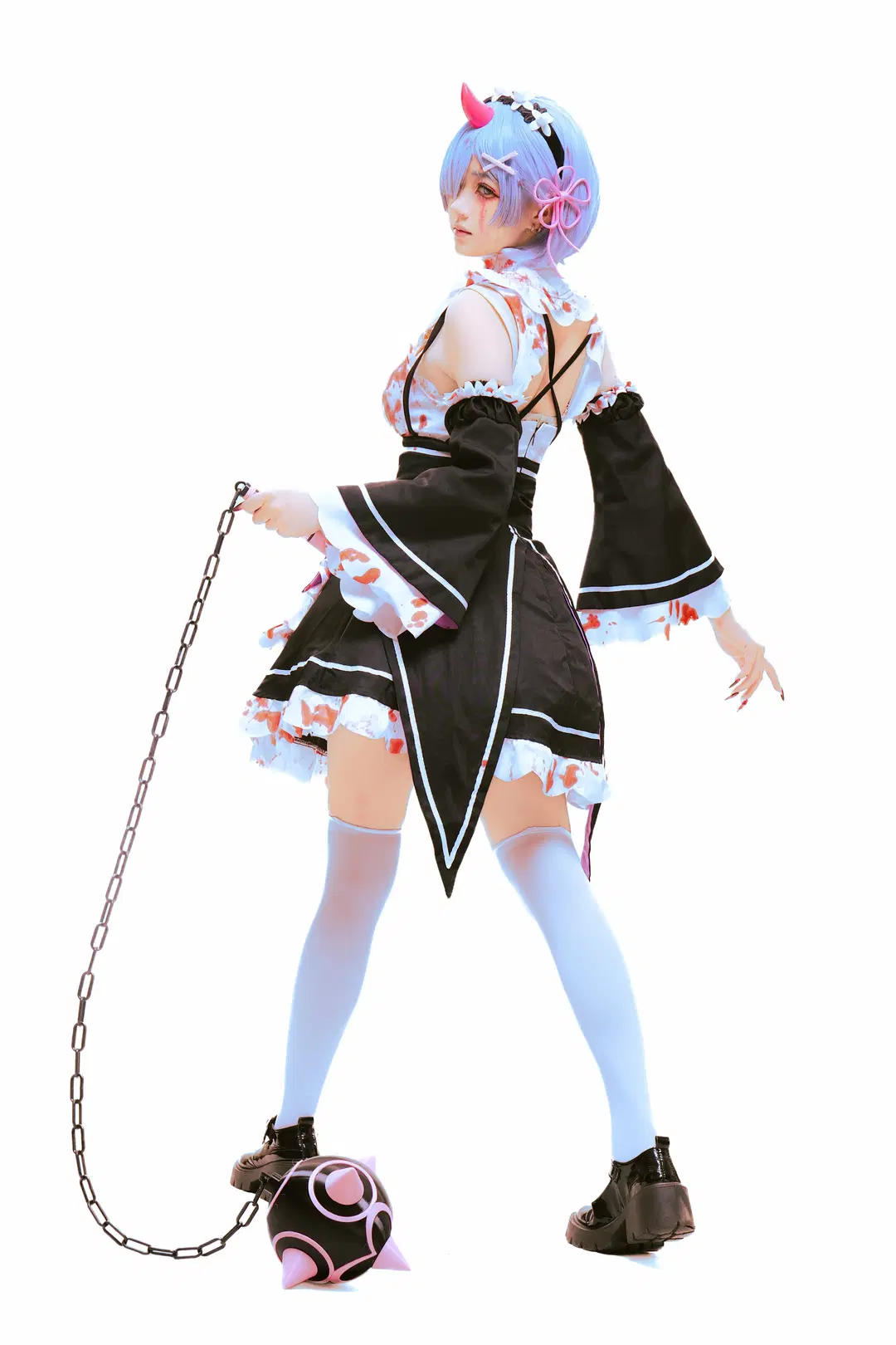 【蕾姆cos】从零开始的异世界生活战损女仆 - 小也 - 第3张