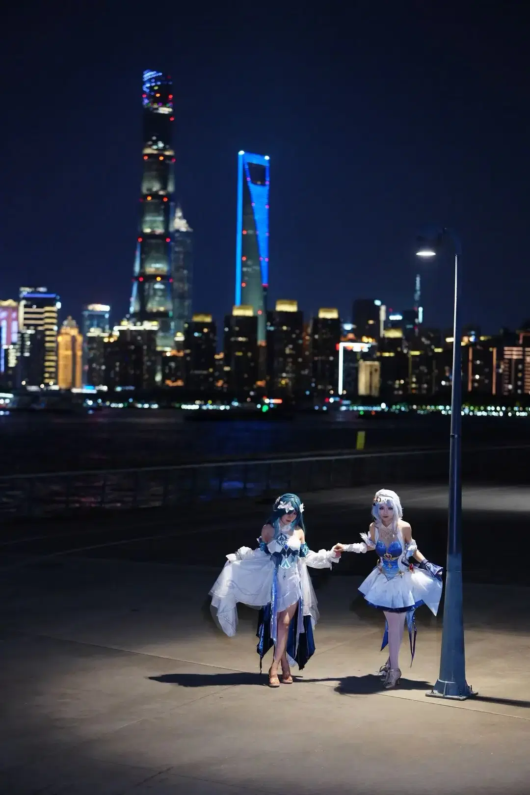【オデット コスプレ】『原神』スネージナヤの双子、塘橋渡し場の夜景巡礼 - 坐标轴zzz - 3枚目