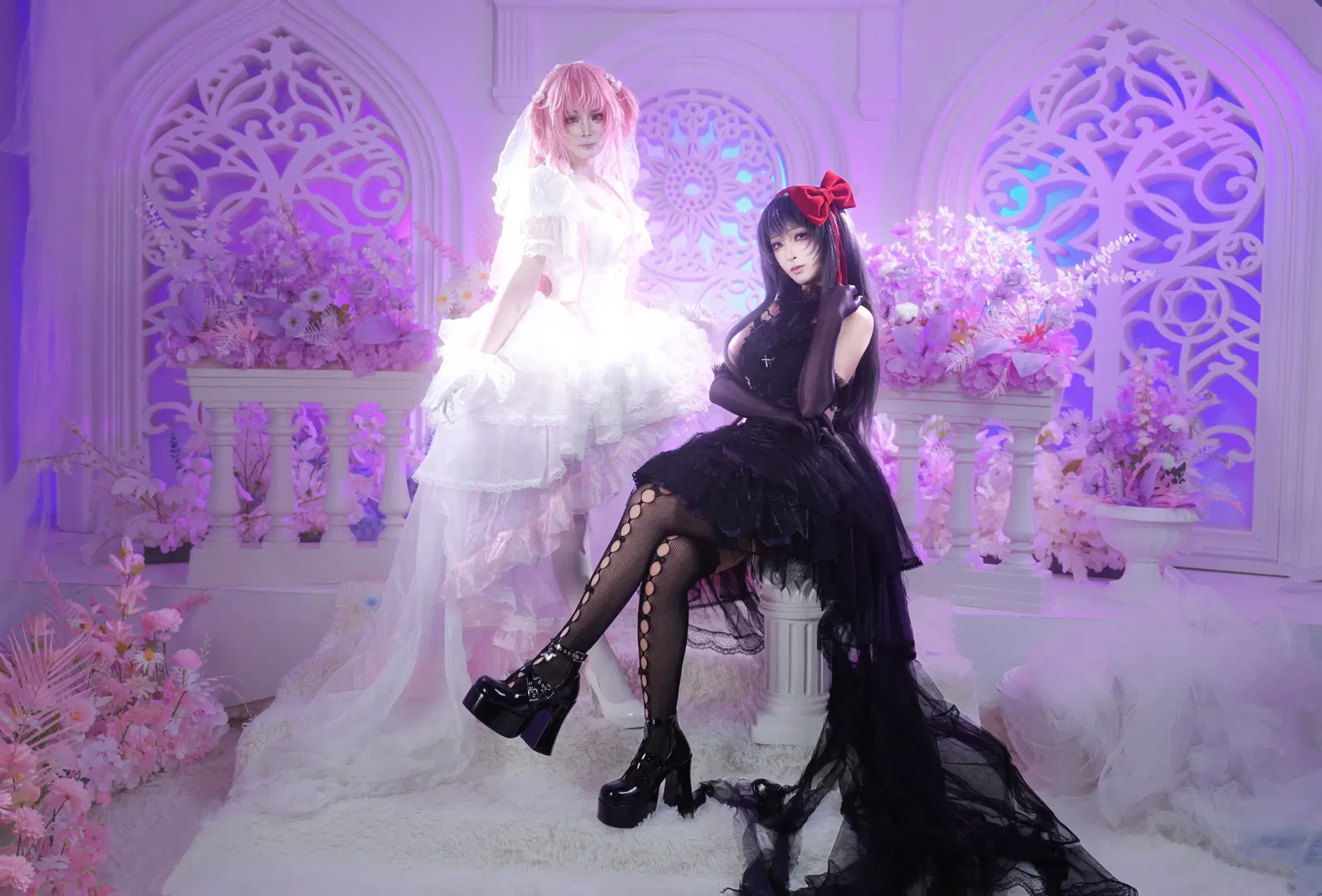 [Madoka Kaname cosplay] Puella Magi Madoka Magica: The Bond of Darkness and Purity between Madoka and Homura by 坐标轴zzz - Image 5