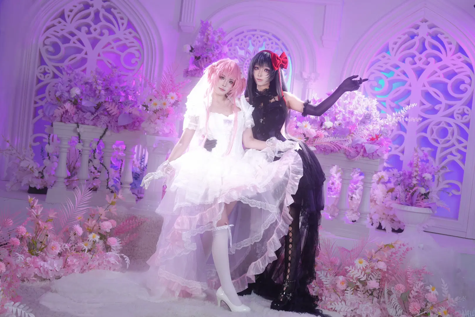 【鹿目圆cos】魔法少女小圆，圆焰的暗黑与纯洁羁绊