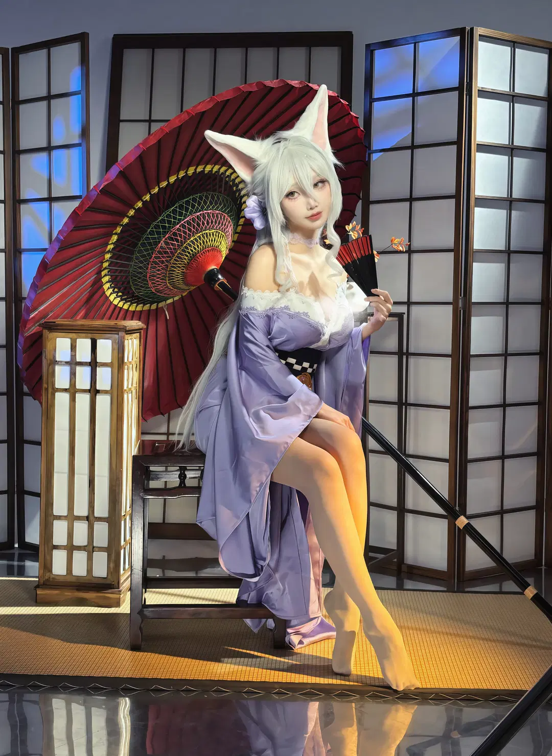 【白鳳cos】碧藍航線：和風幻境中的絕美瞬間 - 面饼丫面饼 - 第2張