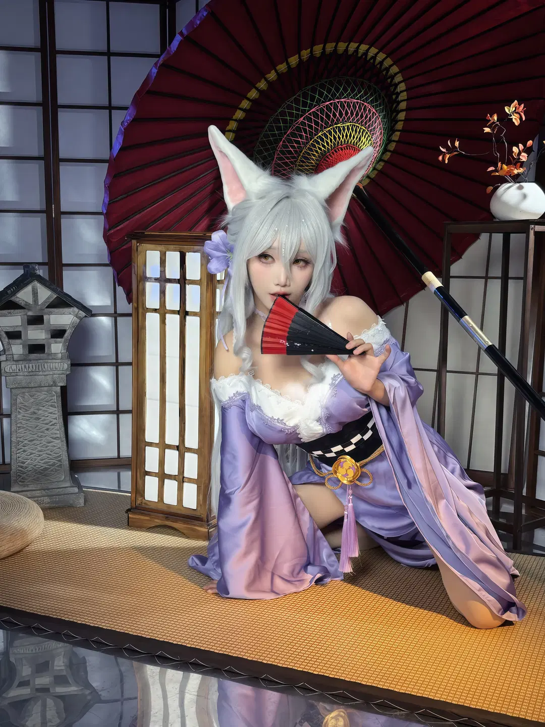 【白鳳cos】碧藍航線：和風幻境中的絕美瞬間 - 面饼丫面饼 - 第3張