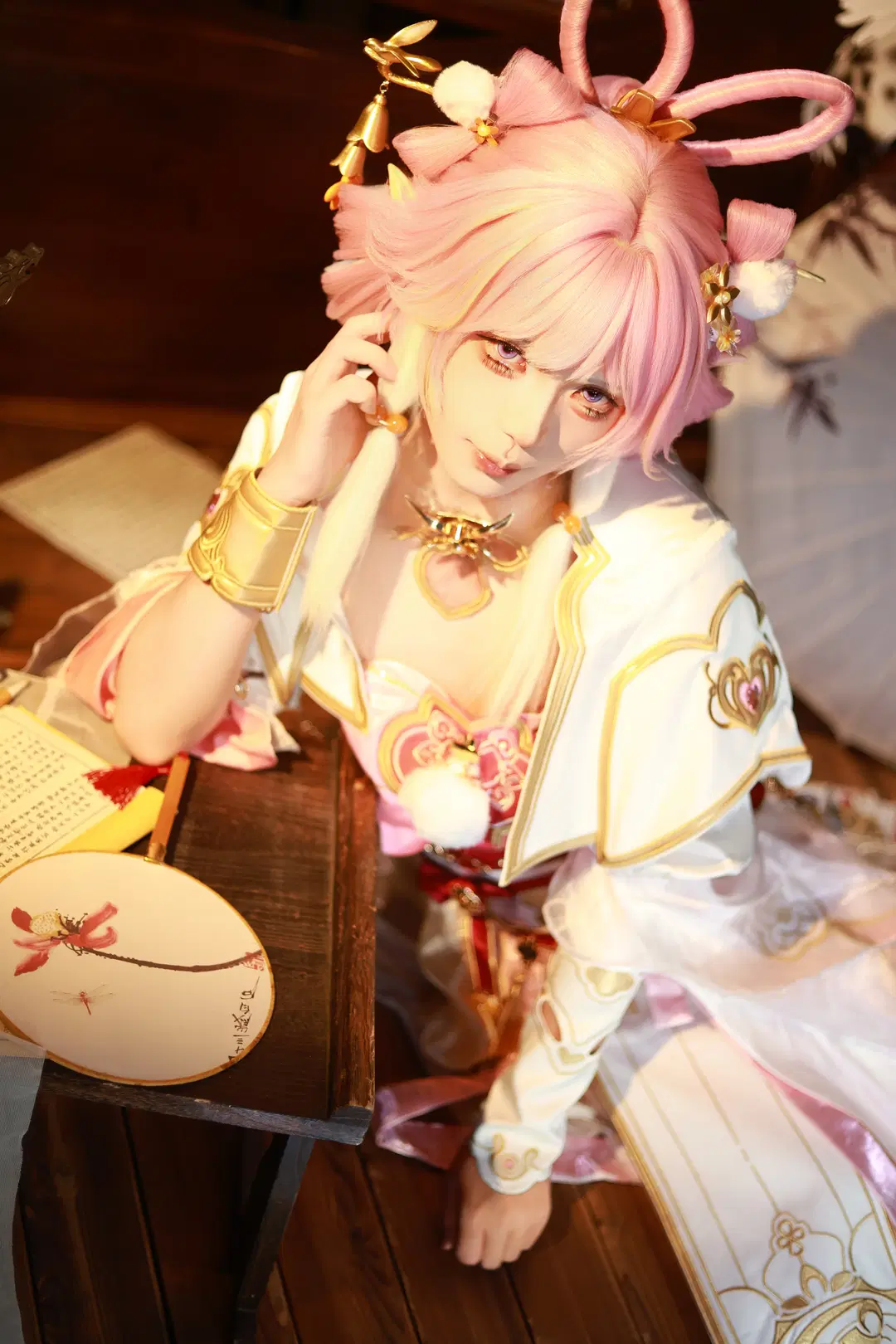 [Elysia Cosplay] Yearning to Flow with the Moonlight: Breathtaking Moments of Serene Moon & Slender Grace by 玖煵 - Image 10