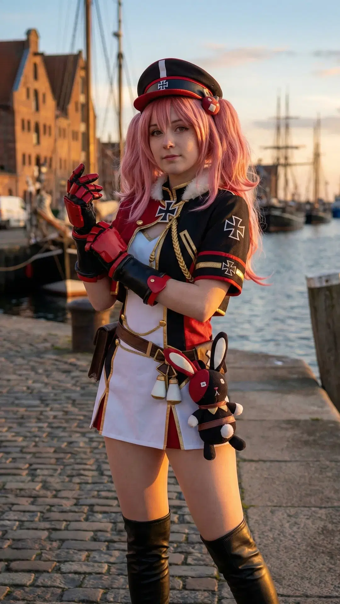 [Admiral Hipper cosplay] The Collision of Distinct Military Uniform Styles and Diverse Settings by 万艳同芳 - Image 6