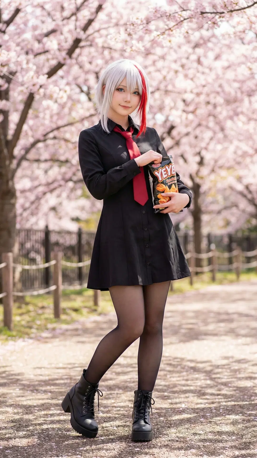 Palace style, Uniform, Stage style, Black stockings, Admiral Graf Spee cosplay