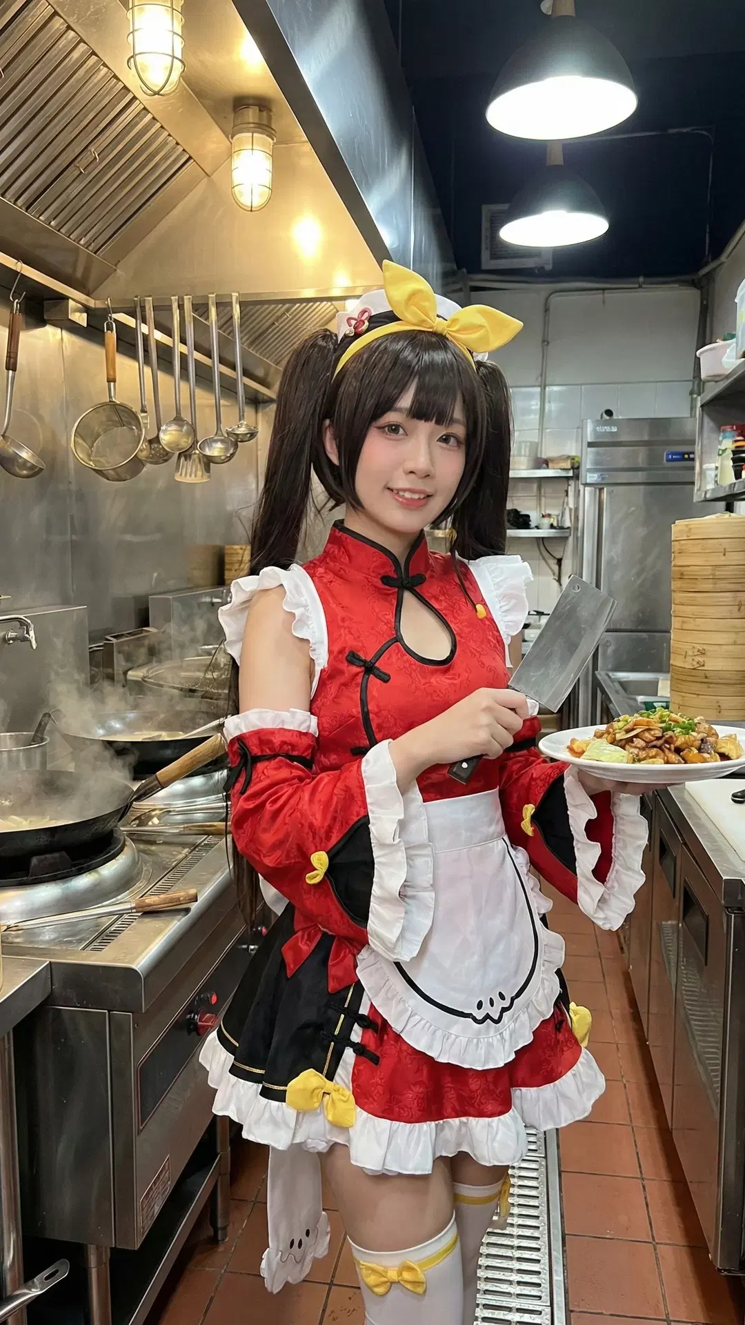 [Ping Hai cosplay] Azur Lane Ping Hai: Kitchen & Nightscape Portrait Showcase