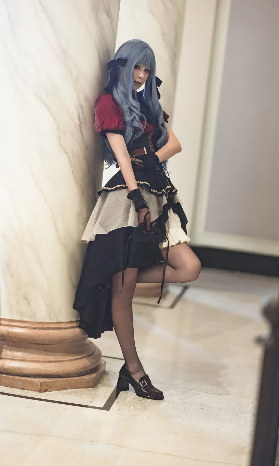 [Sakiko Toyokawa cosplay] BanG Dream! Ave Mujica: Red and Black Contrast Theatrical Nocturne by 编号0827 - Image 11
