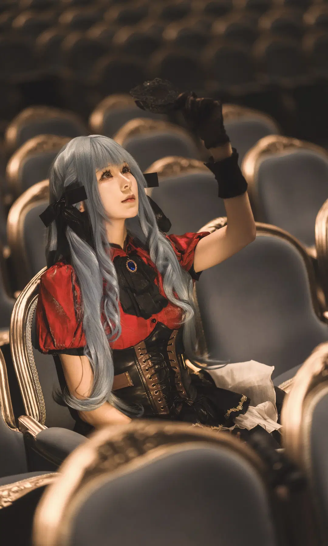 [Sakiko Toyokawa cosplay] BanG Dream! Ave Mujica: Red and Black Contrast Theatrical Nocturne by 编号0827 - Image 3