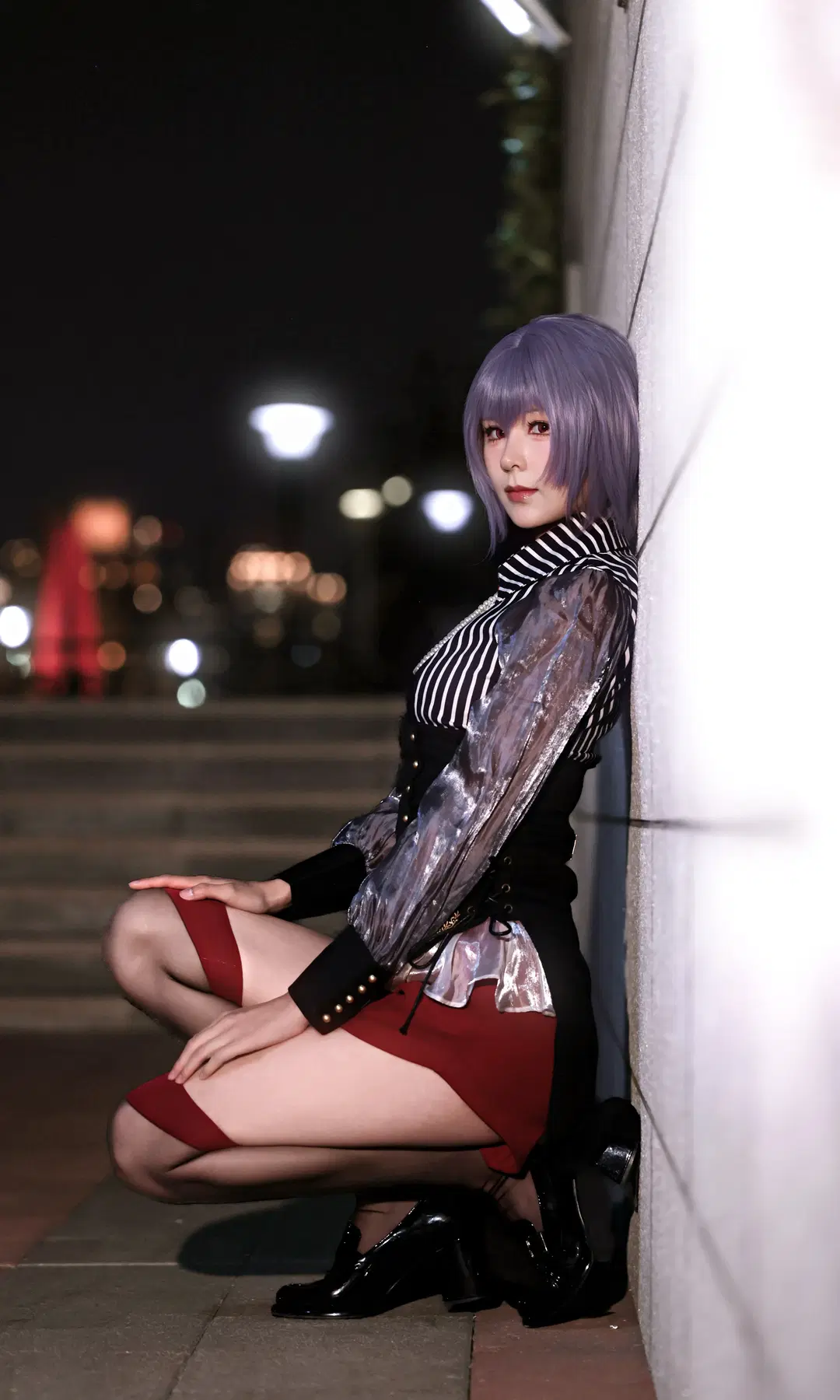 [Yuutenji Nyamu cosplay] Night Breeze and City Lights: Maximum Expressive Impact in BanG Dream! by 编号0827 - Image 2