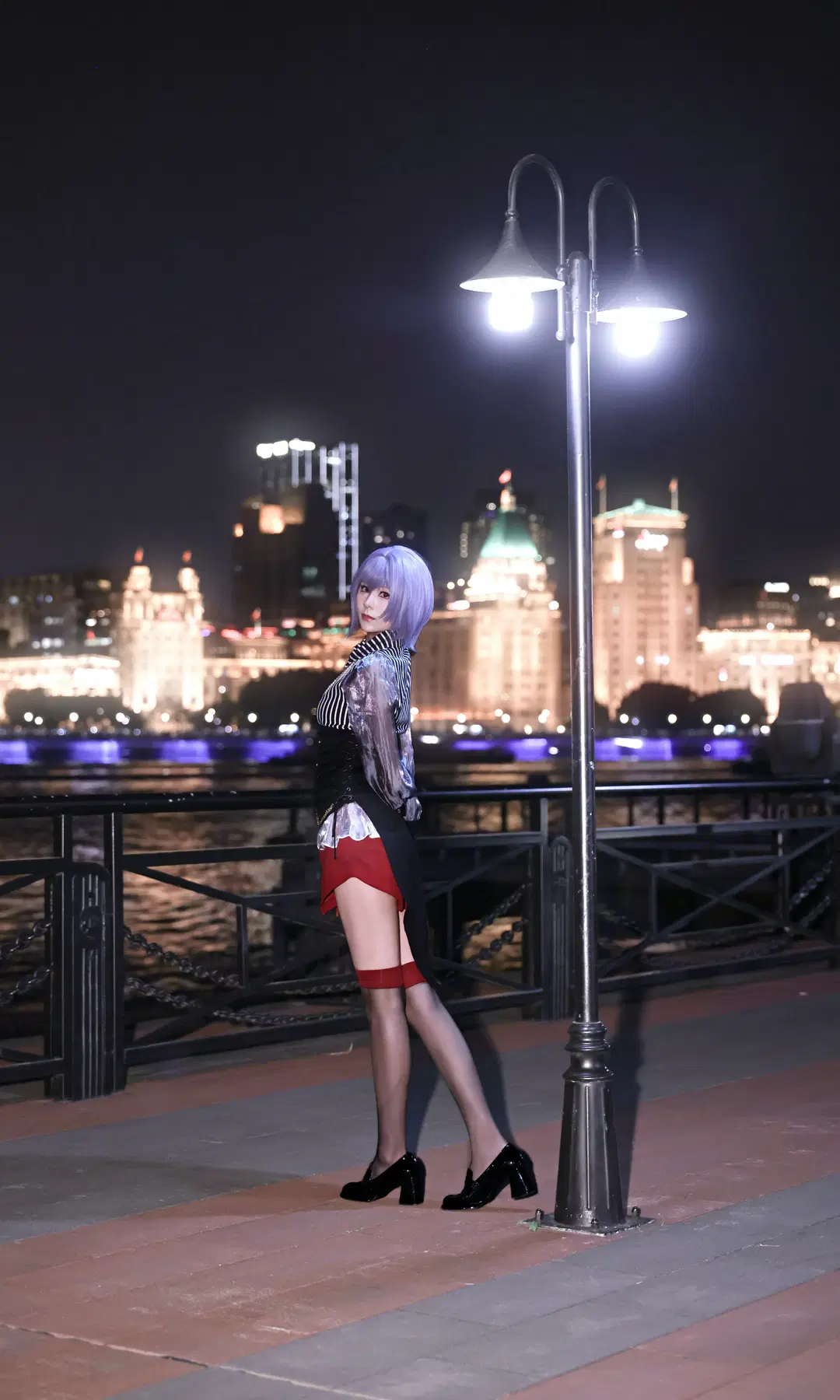 [Yuutenji Nyamu cosplay] Night Breeze and City Lights: Maximum Expressive Impact in BanG Dream! by 编号0827 - Image 4
