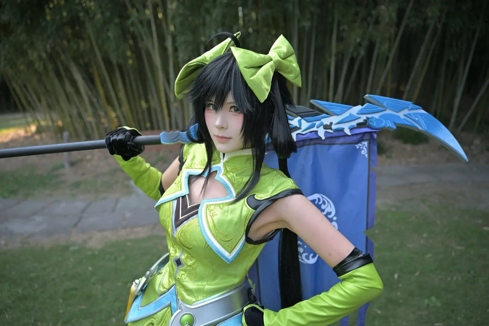 [Sun Shangxiang cosplay] Heavy Firepower of the Young Mistress in the Bamboo Forest: Honor of Kings by 编号0827 - Image 2