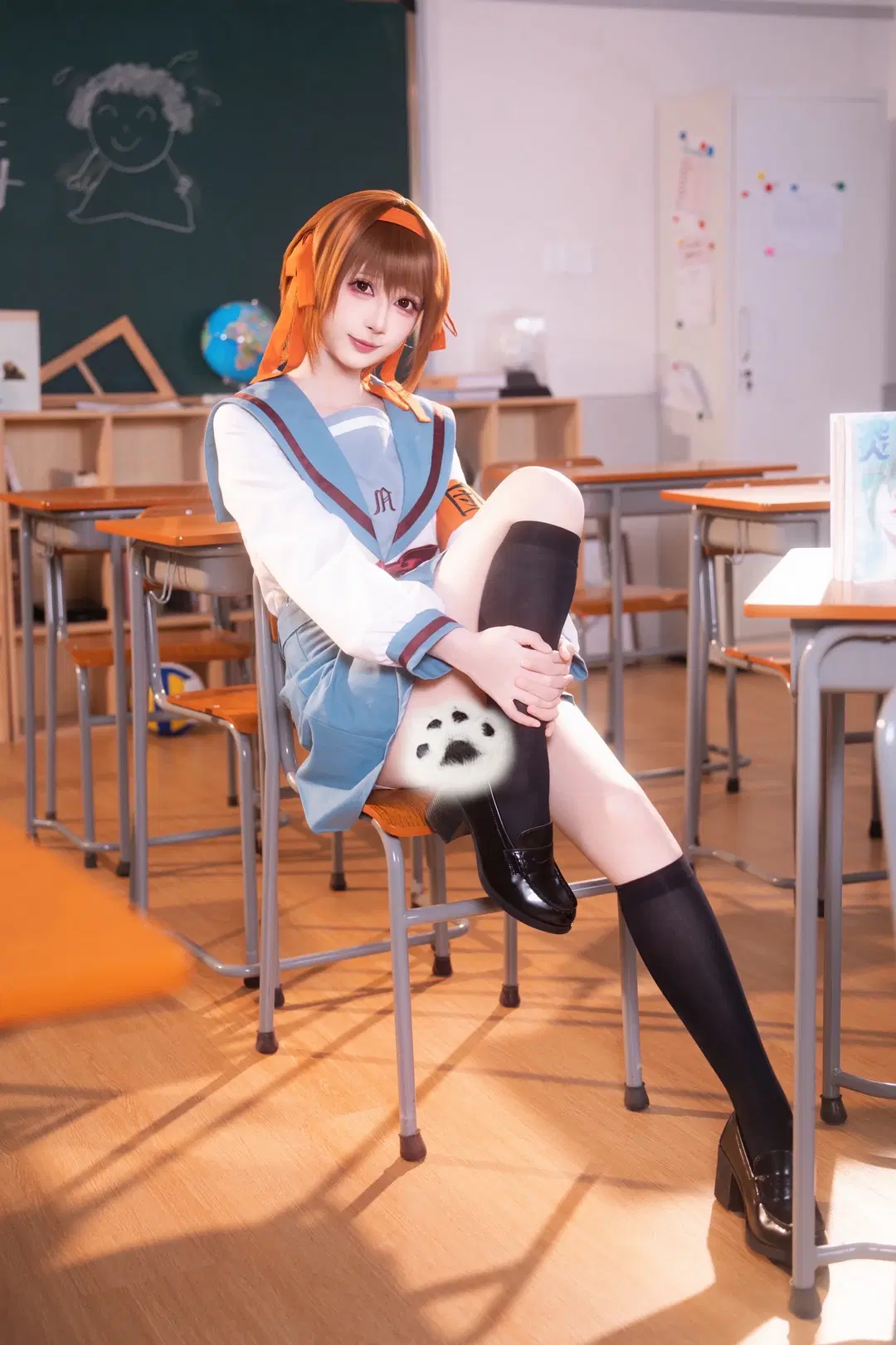 【凉宫春日cos】还原北高制服的午后教室 - 米三华（养成版） - 第2张
