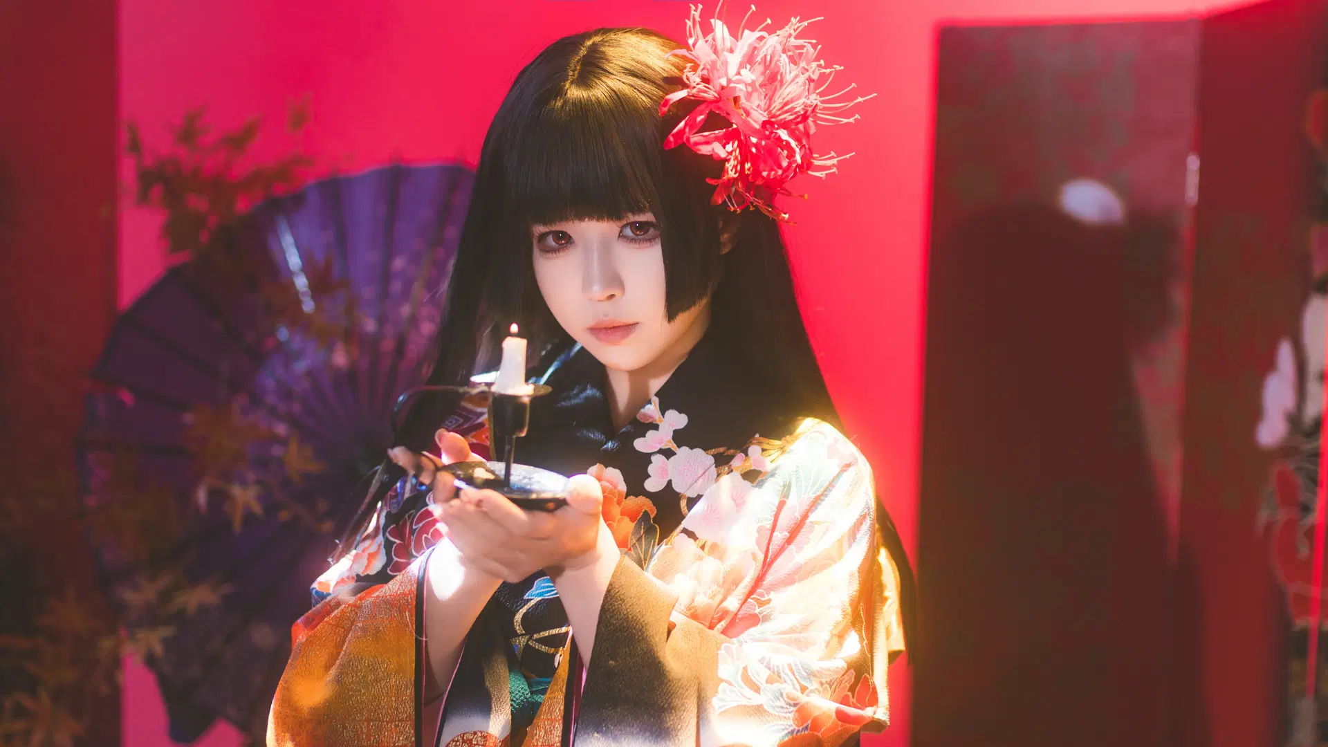 【阎魔爱cos】地狱少女和服自搭印象穿搭 - 上好嘉也子 - 第4张