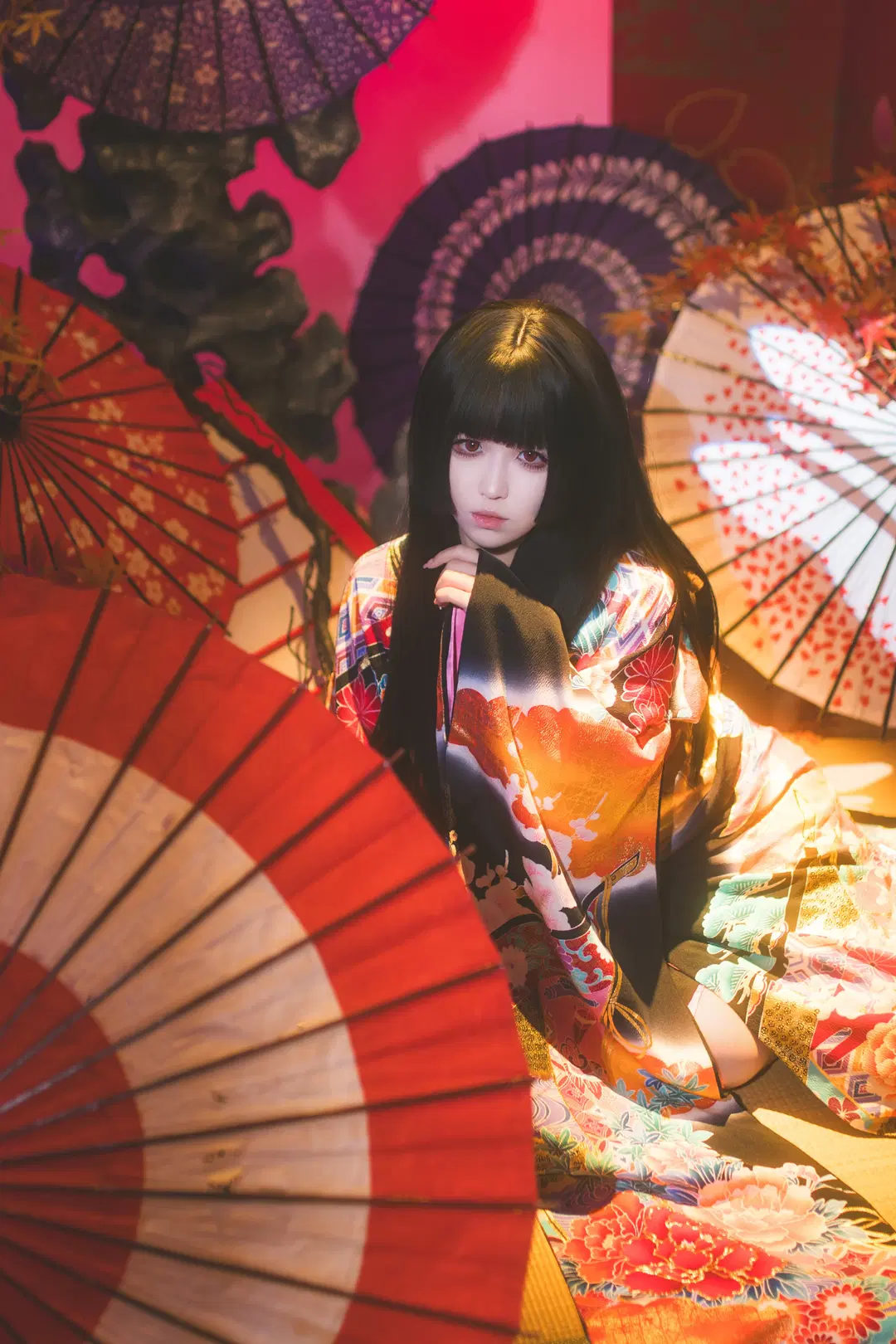【阎魔爱cos】地狱少女和服自搭印象穿搭 - 上好嘉也子 - 第5张
