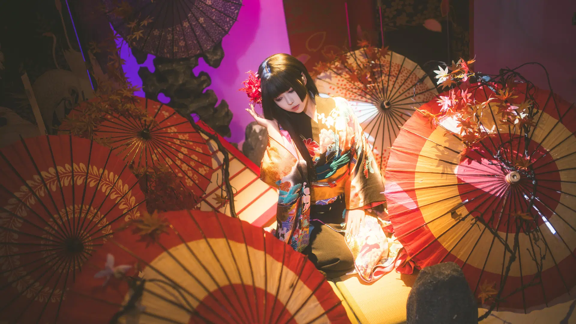 【阎魔爱cos】地狱少女和服自搭印象穿搭 - 上好嘉也子 - 第6张