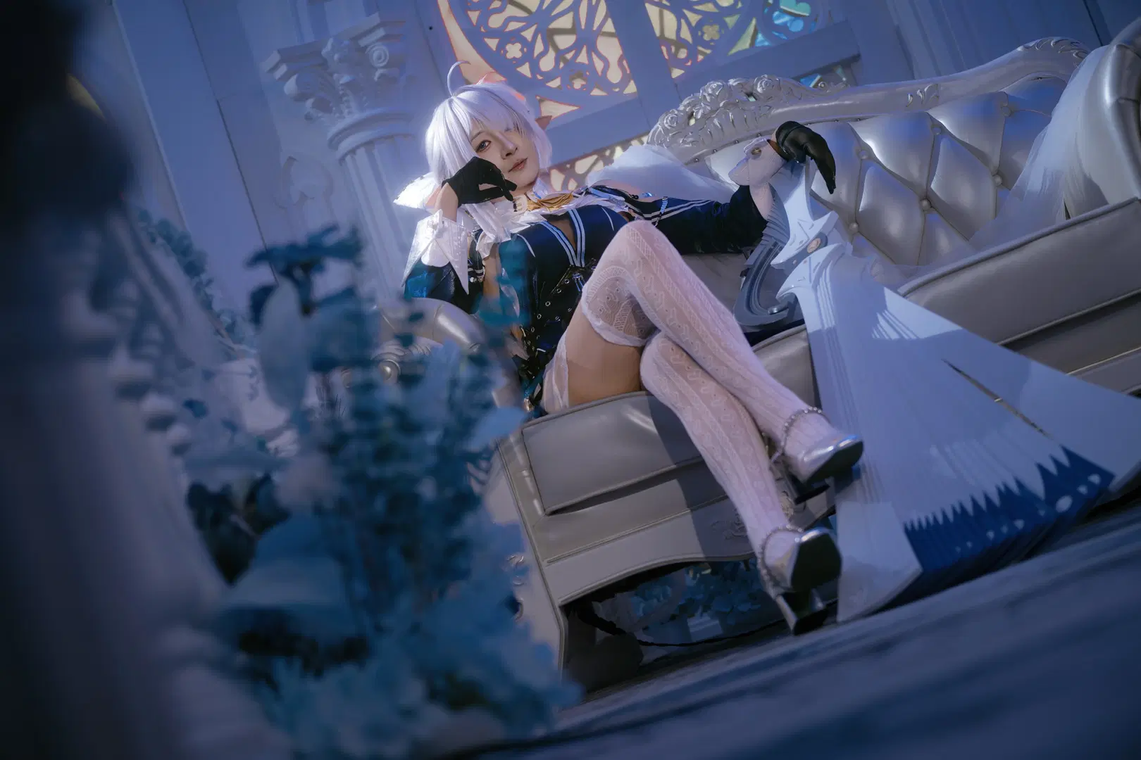 【维琳娜cos】慵懒姿态下的绝区零冷艳系 - 好烦一直想拍照 - 第2张