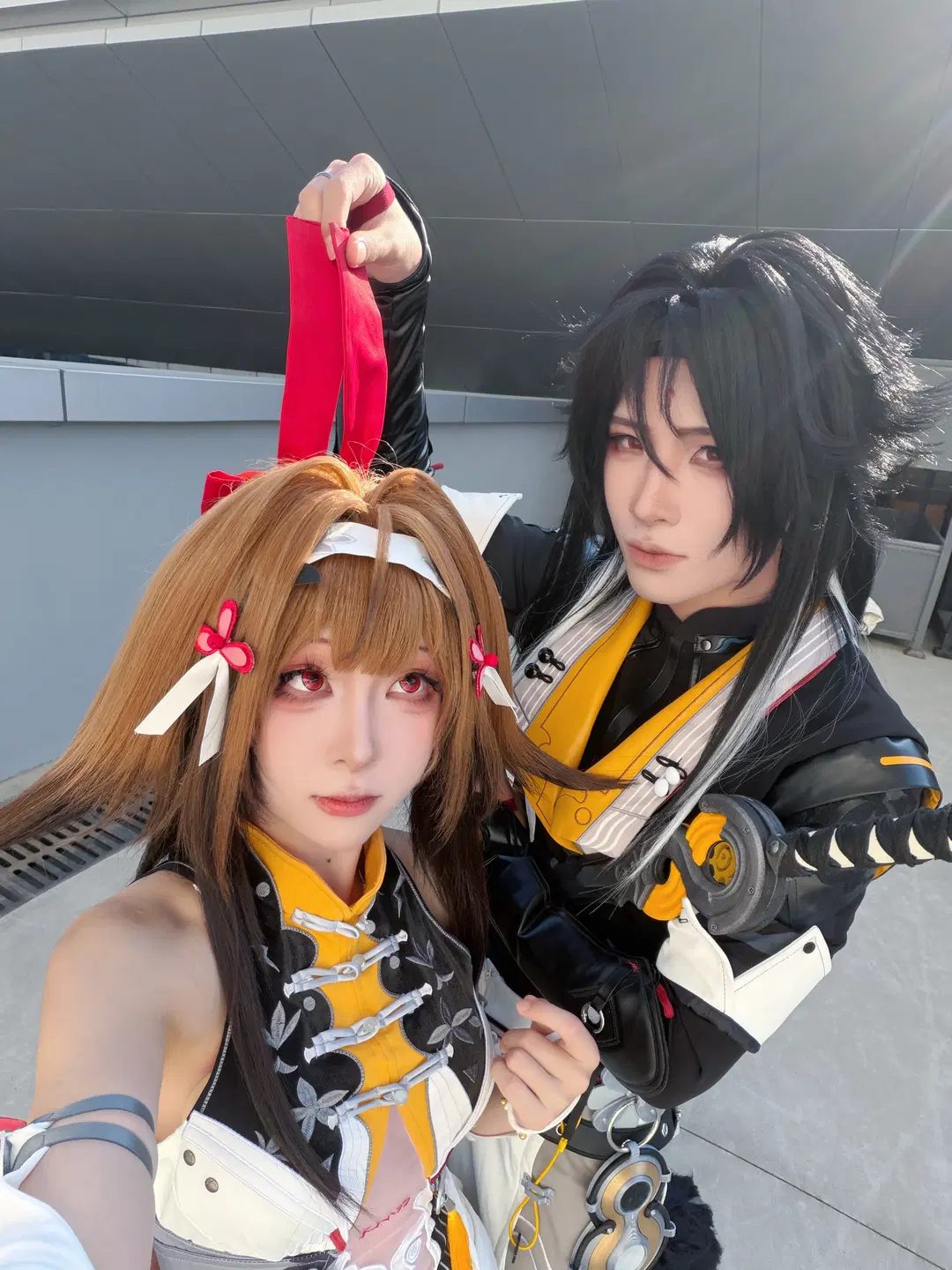 【叶瞬光cos】绝区零小师姐与大师兄的漫展日常