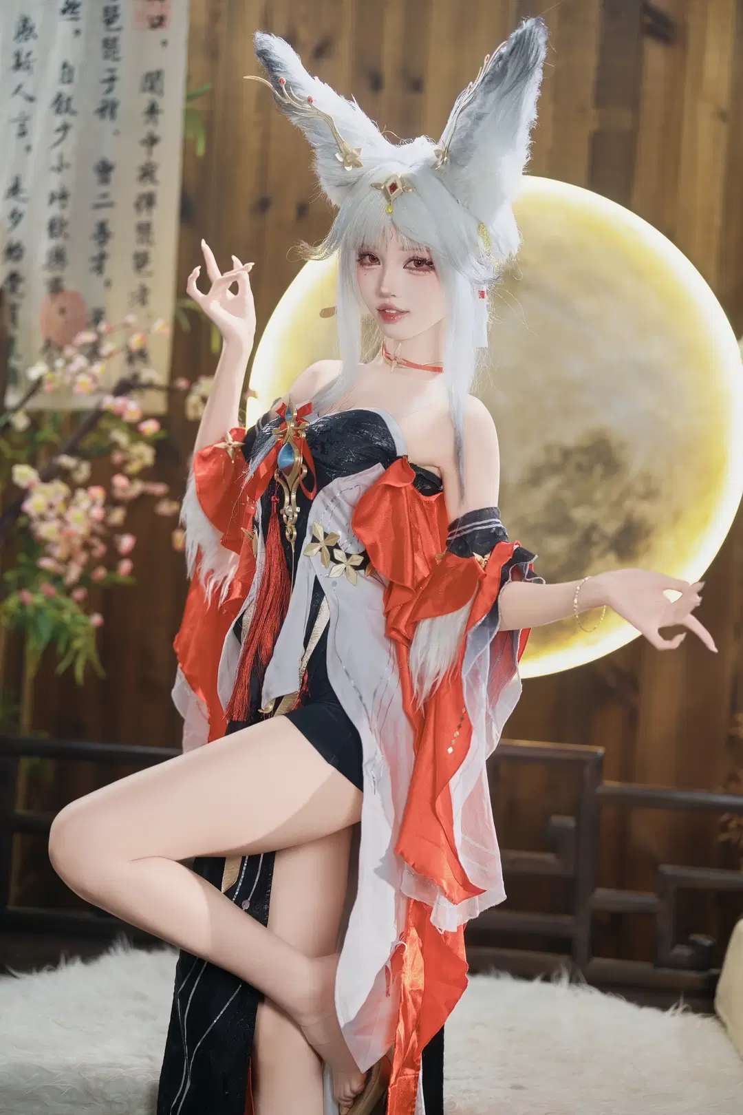 鸣潮, 甜妹, 兽耳娘, 心月狐cos, 古风幻想