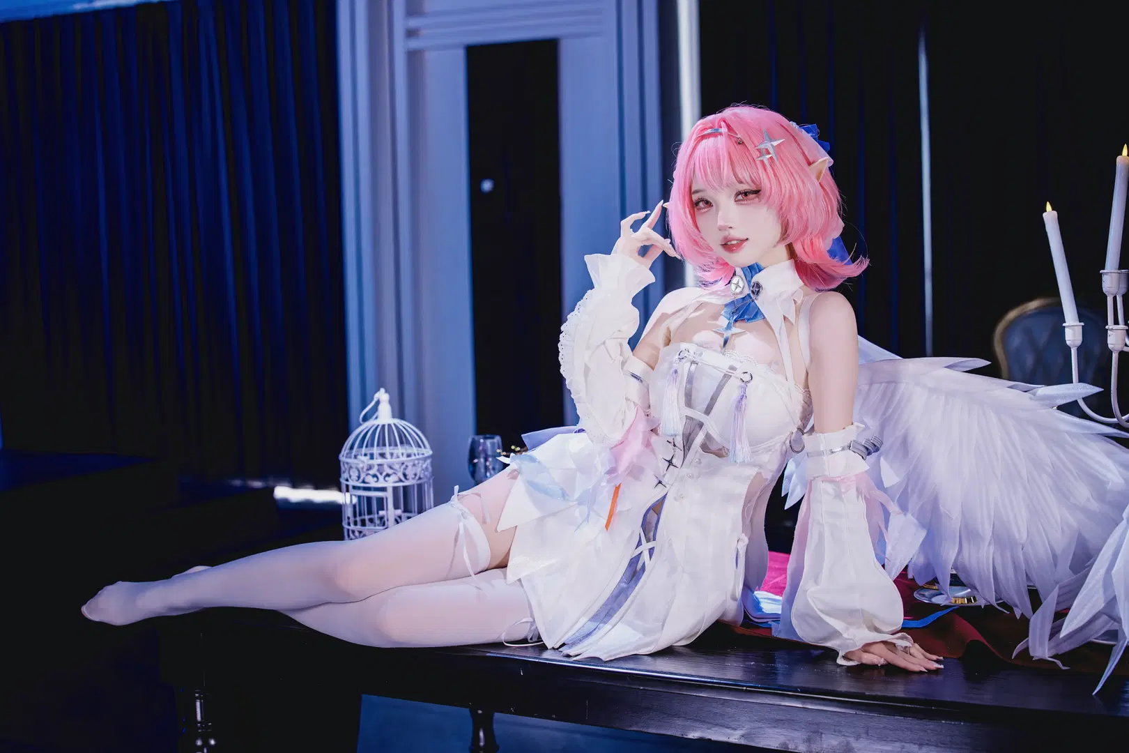 [Remielle-9 cosplay] Zenless Zone Zero: Elf Angel in a Classical Atmosphere by 茶包 - Image 3