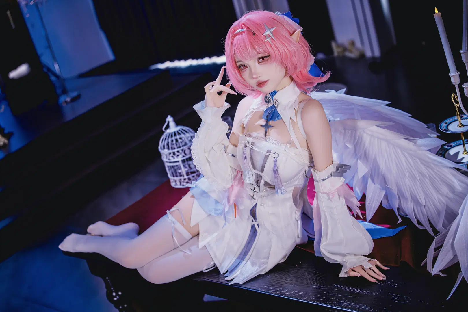 [Remielle-9 cosplay] Zenless Zone Zero: Elf Angel in a Classical Atmosphere by 茶包 - Image 4