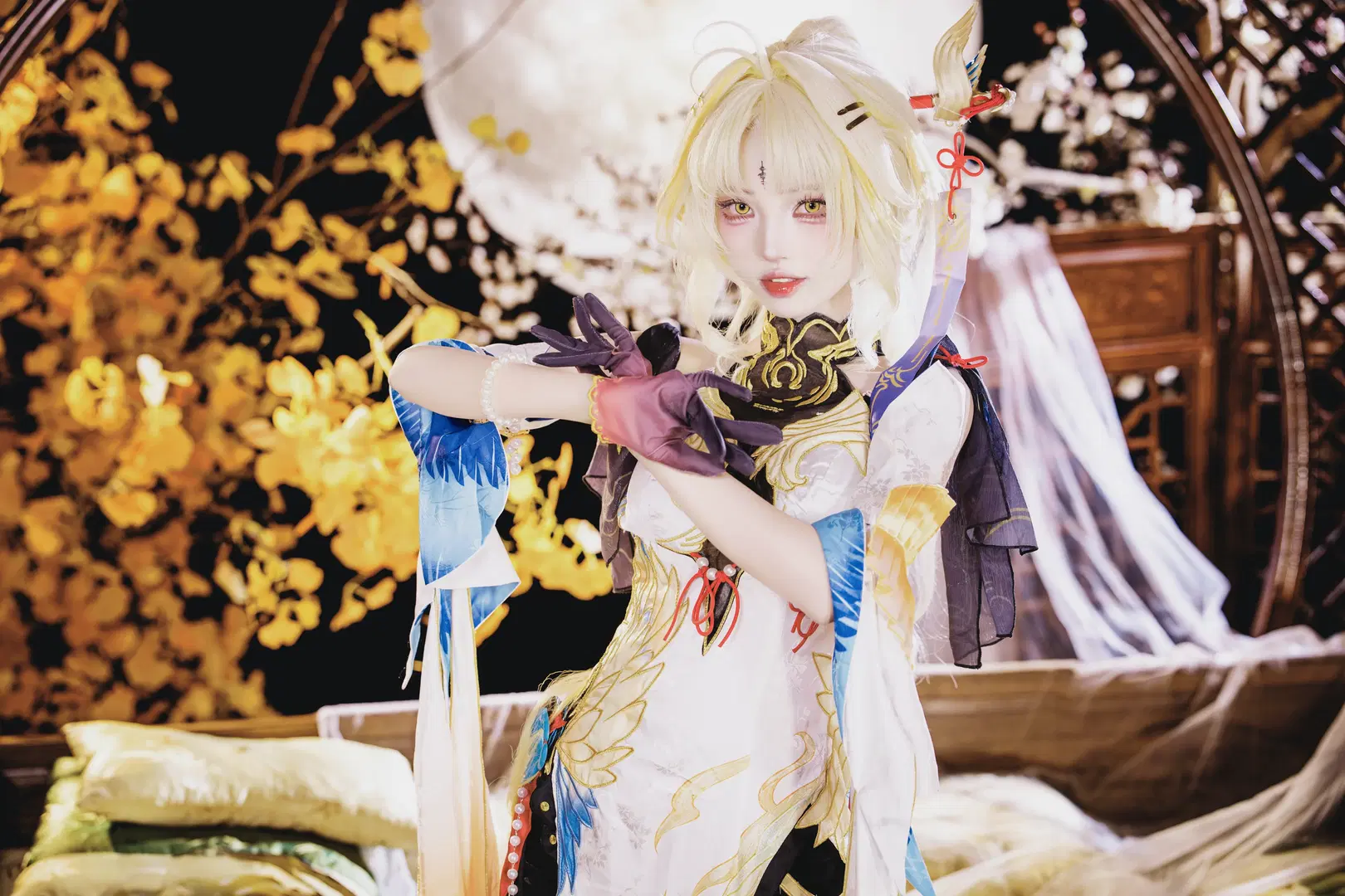 【穂穂コスプレ】『鳴潮』中国風コスプレの装いと団扇が魅せる抜群の一体感 - 茶包 - 6枚目