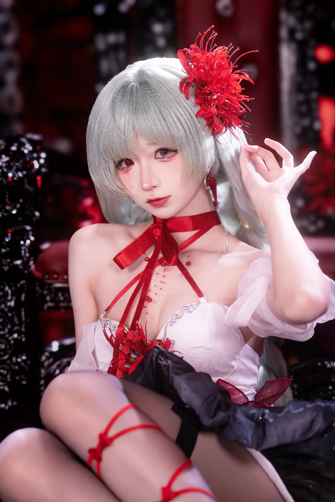 【フローヴァ コスプレ】鳴潮 ダークなゴシック風スタイリングと撮影記録の共有 - 茶包 - 5枚目