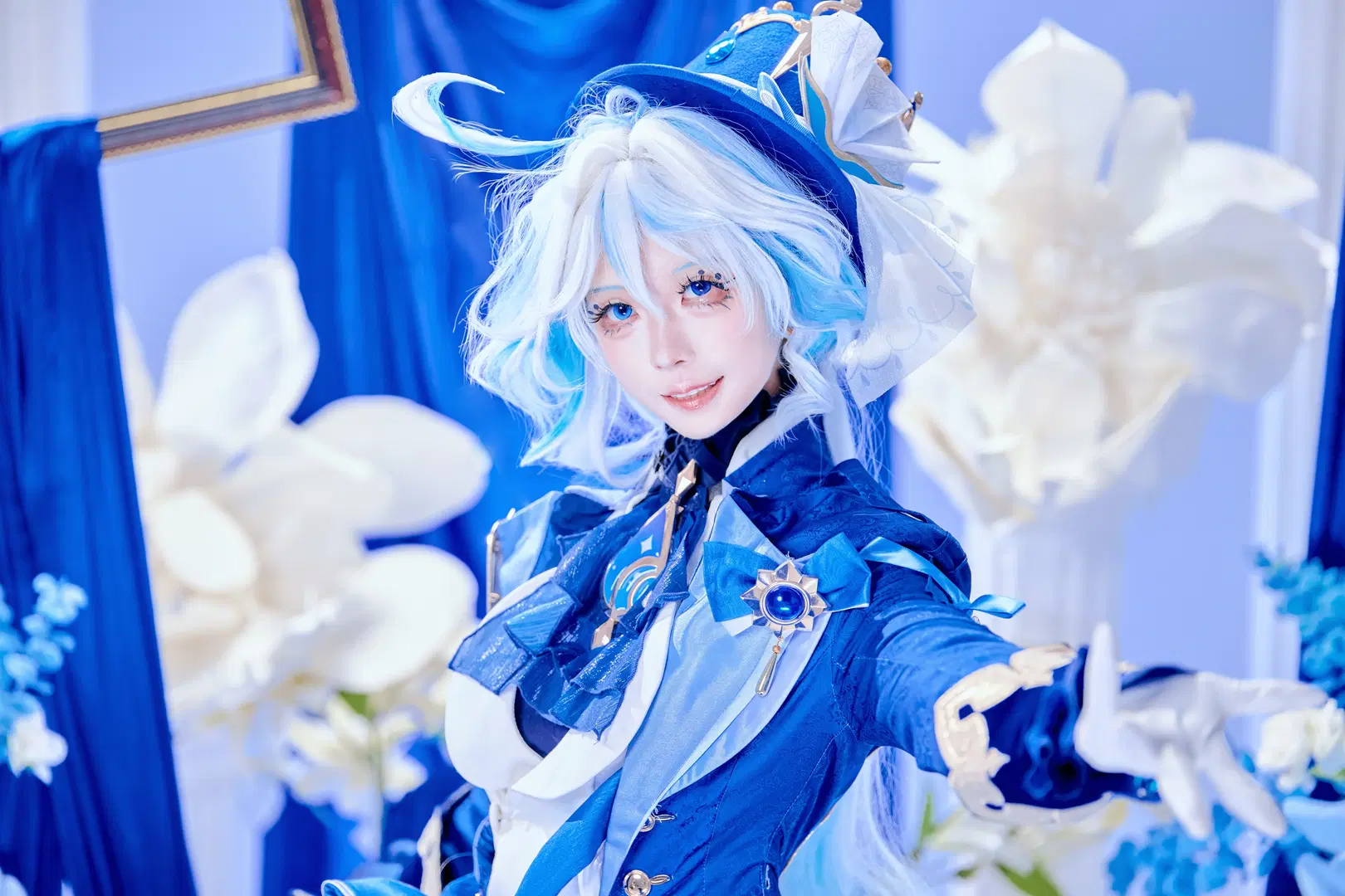 原神, 芙宁娜cos, 芙卡洛斯
