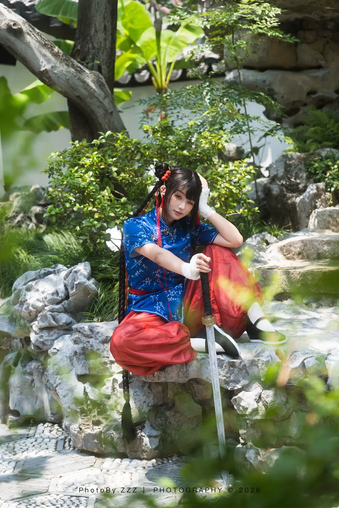 Chinese Girl Traditional Chinese Style Martial Arts Portrait: I Definitely Didn't Slack Off on This Stance by 晴修勾 - Image 5
