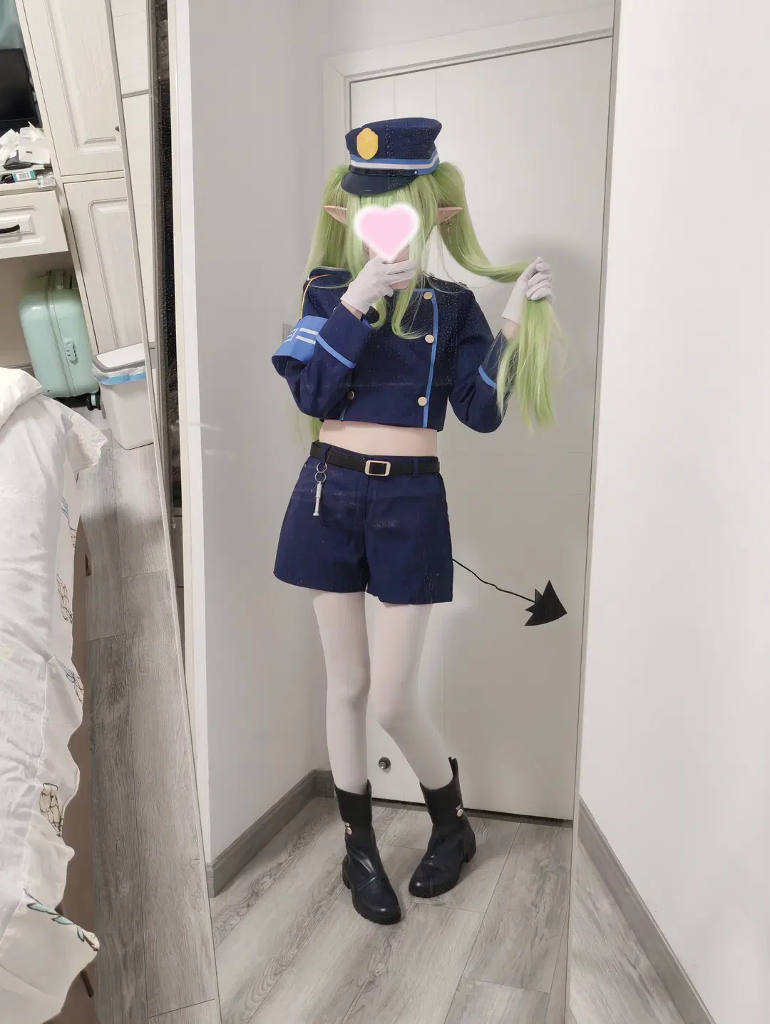 【橘望cos】铁道双子制服与白丝 - 半岛铁盒. - 第2张