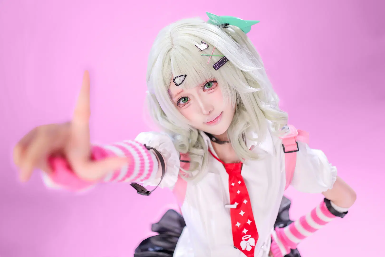 【千夏cos】绝区零千夏棚拍动作参考记录 - 段景📸 - 第5张