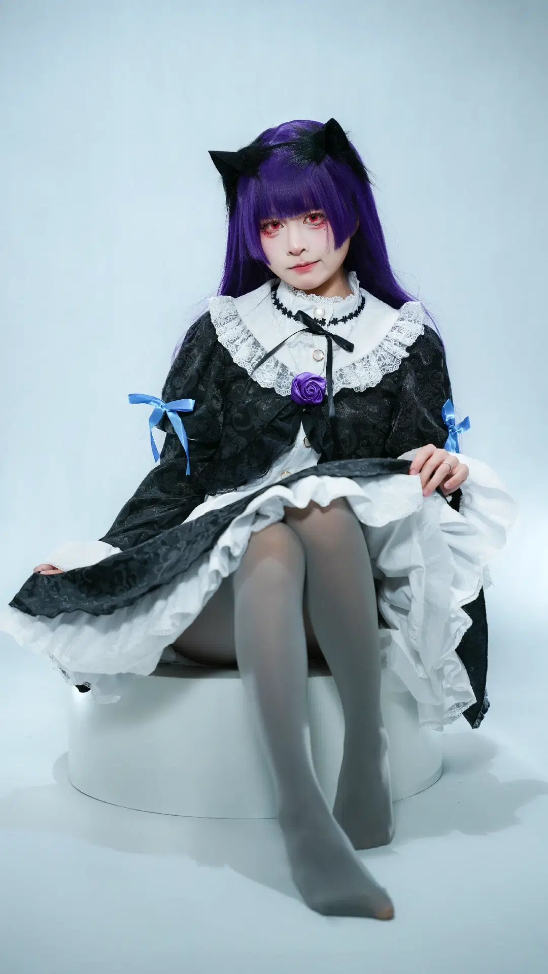 【五更瑠璃 コスプレ】俺の妹がこんなに可愛いわけがない、黒猫のゴシック衣装シェア - 是阿湫 - 2枚目