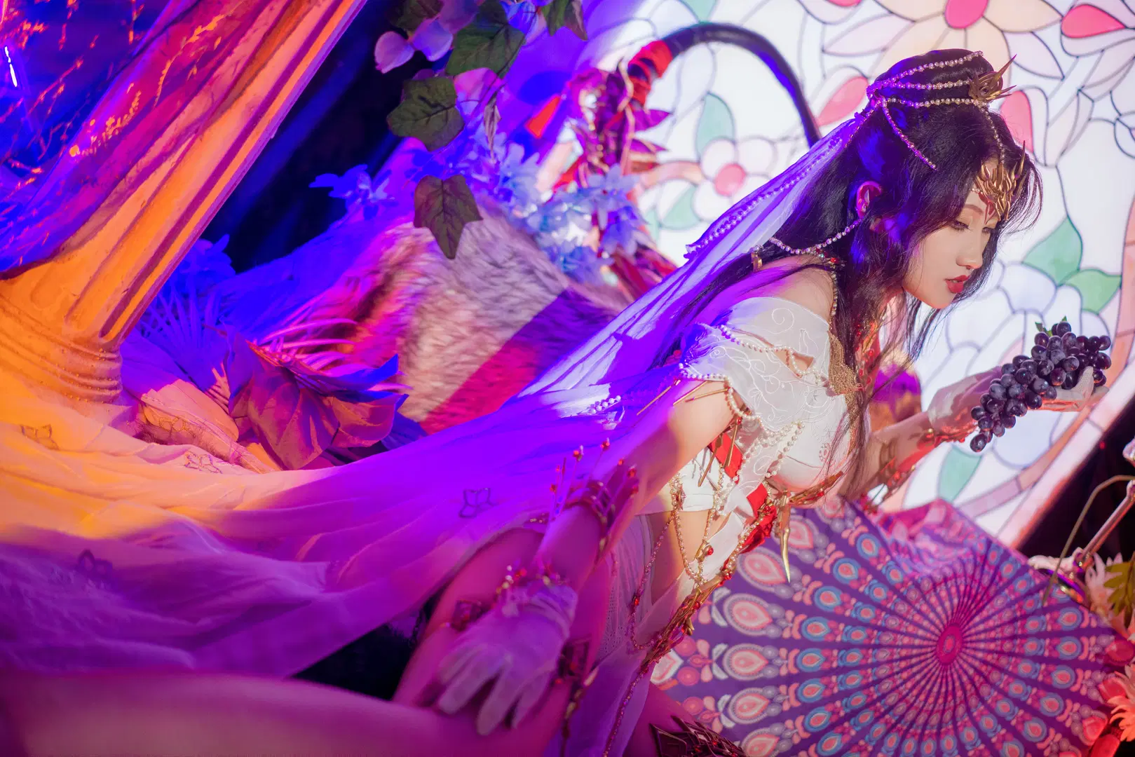JX3 Online Ming Cult cosplay: Ming Jiao Baixiang Suit and Twin Scimitar Phantoms Midnight Descent by ELIZER（cos版） - Image 3