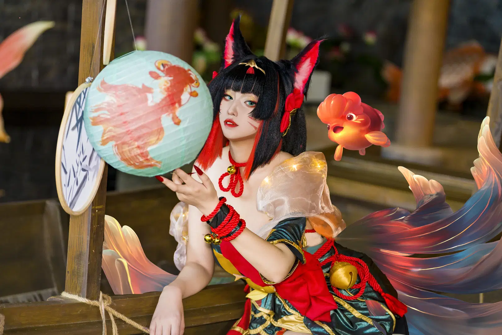 【アーリコスプレ】『リーグ・オブ・レジェンド』スピリットブロッサム、金魚楓姫の自作コスプレ衣装シェア - ELIZER（cos版） - 4枚目