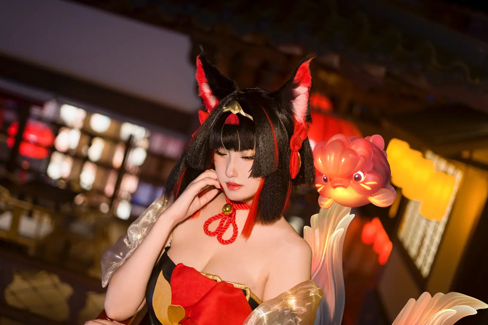 【アーリコスプレ】『リーグ・オブ・レジェンド』スピリットブロッサム、金魚楓姫の自作コスプレ衣装シェア - ELIZER（cos版） - 5枚目