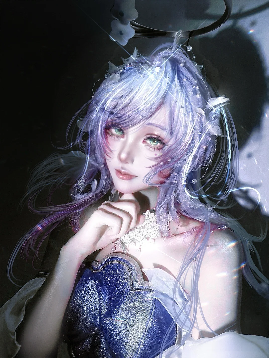 崩坏星穹铁道, 知更鸟cos, 游戏cosplay, 厚涂后期, 亮晶晶