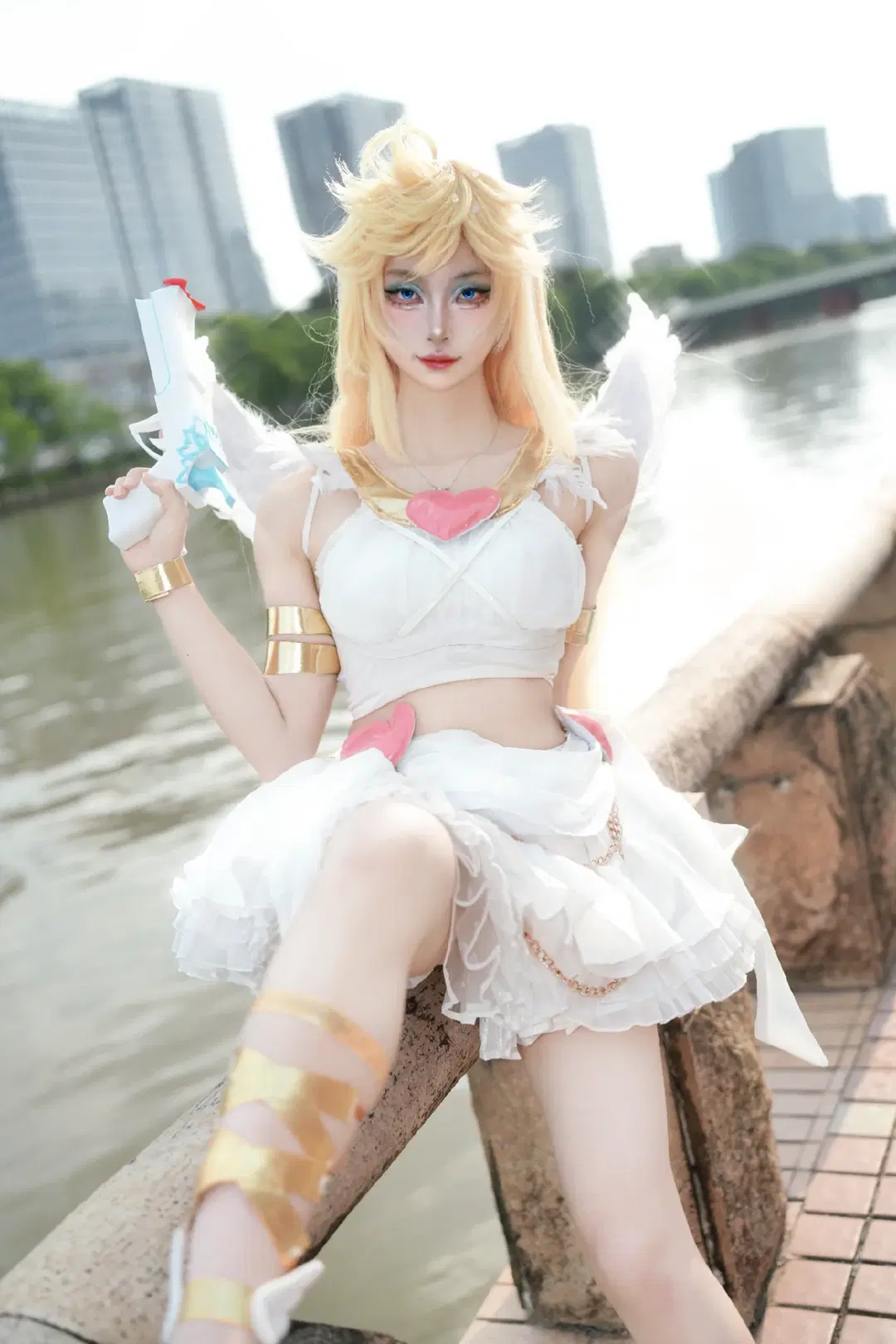 【Panty cos】吊带袜天使的户外拍摄记录