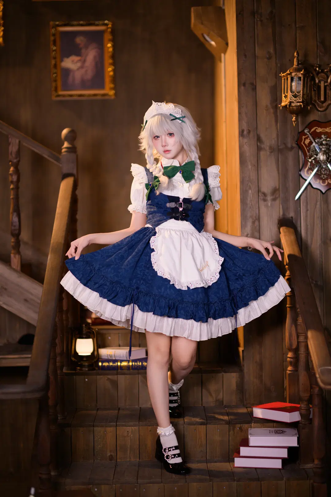 【十六夜咲夜cos】东方Project完美潇洒的女仆长，时间与飞刀的掌控者 - 银河天路 - 第7张