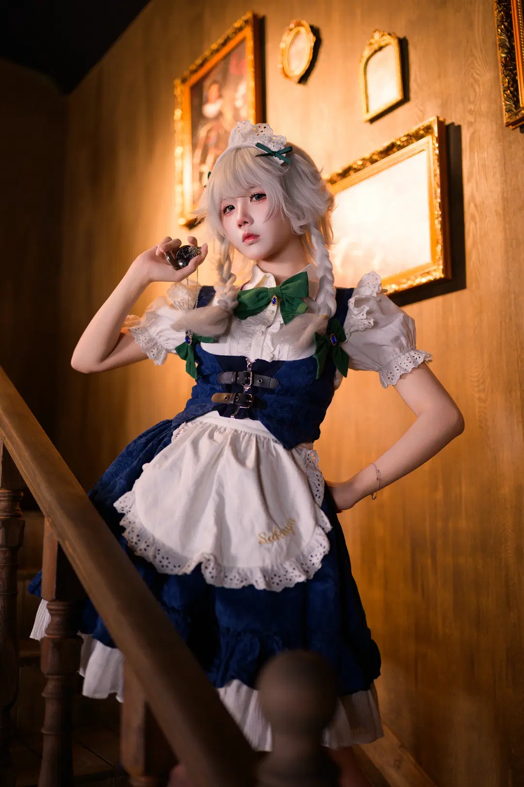 【十六夜咲夜cos】东方Project完美潇洒的女仆长，时间与飞刀的掌控者 - 银河天路 - 第9张