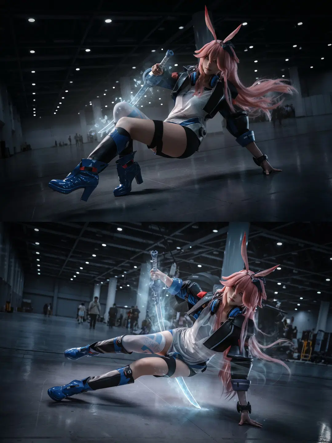 【八重桜コスプレ】崩壊 3rd 御神装・勿忘と信花舞伎のダブルスタイリング記録 - 一口啾啾小猫 - 6枚目
