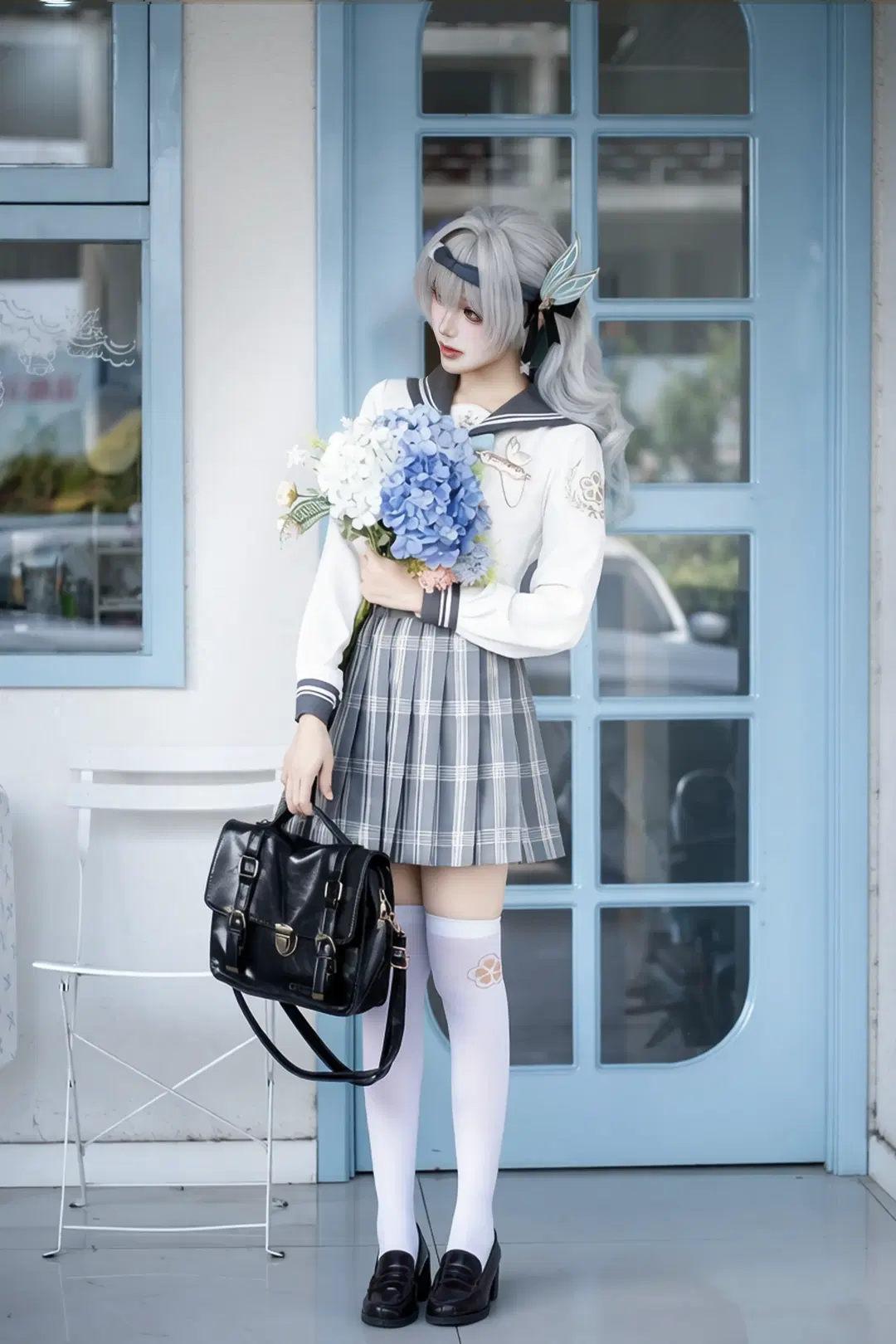 【ホタル コスプレ】『崩壊：スターレイル』、授業が終わるのを待っている放課後 - 雨零耶 - 2枚目