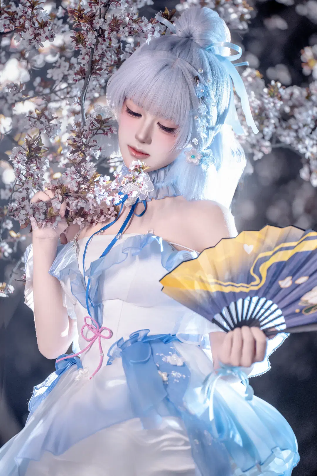 【神里绫华cos】原神白鹭公主的樱花拍摄记录 - 雨零耶 - 第2张