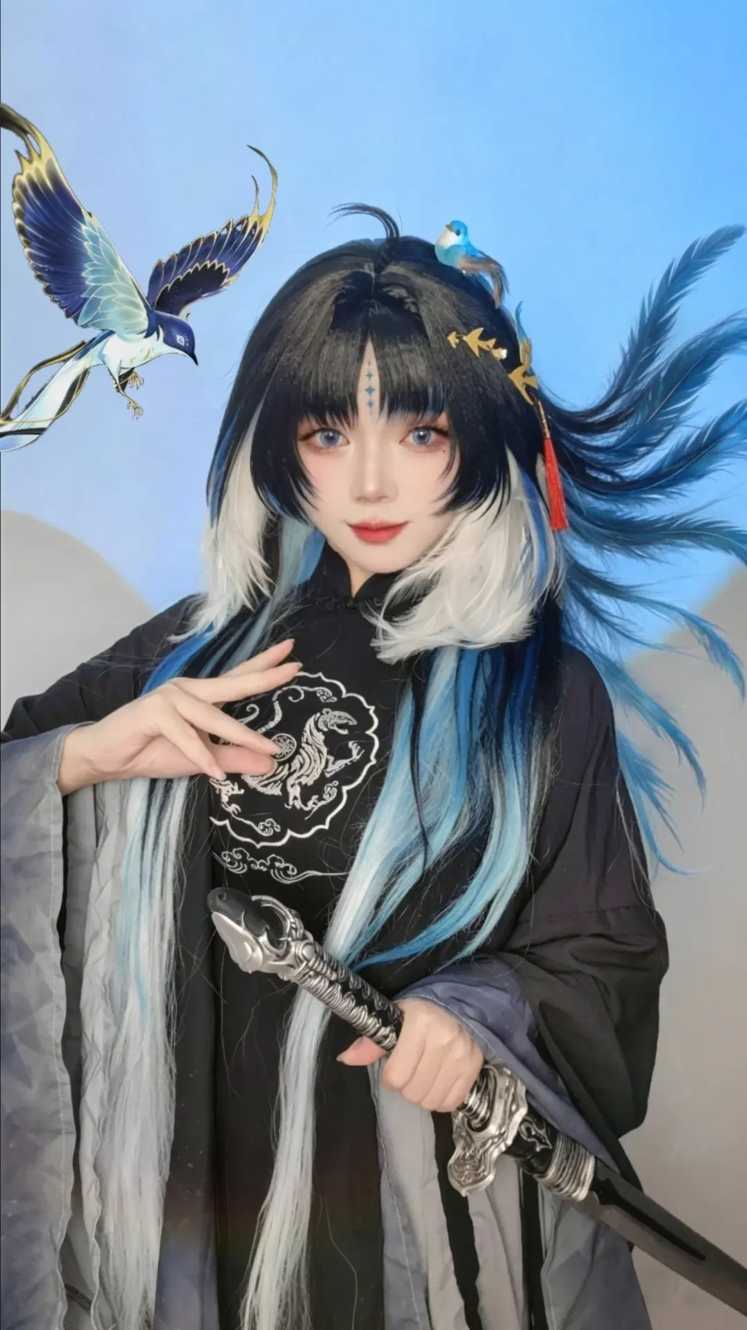 【秧秧·玄翎コスプレ】『鳴潮』夢州F4の撮影を完了、C服の到着を心待ちに - 三鹿鹿鹿与新城 - 2枚目